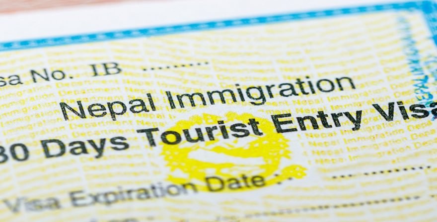 nepal tourist visa fee